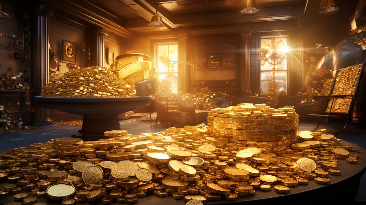 image of a pile of gold